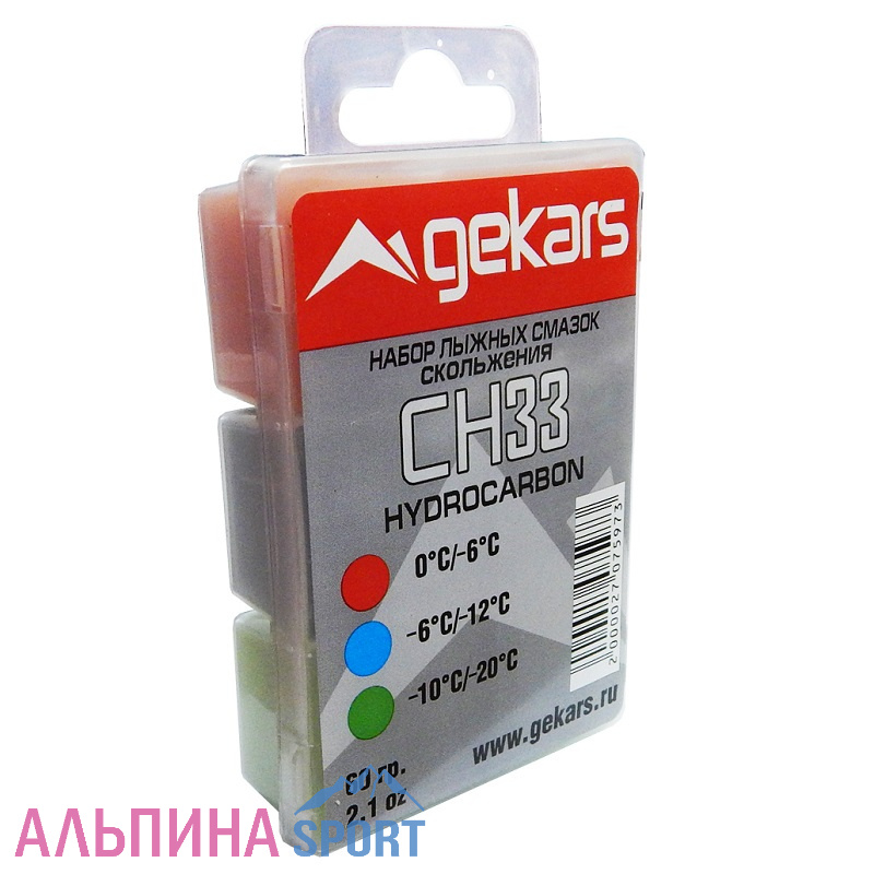 Парафин Gekars CH33 combi (0-6-6-12-10-20) 60гр