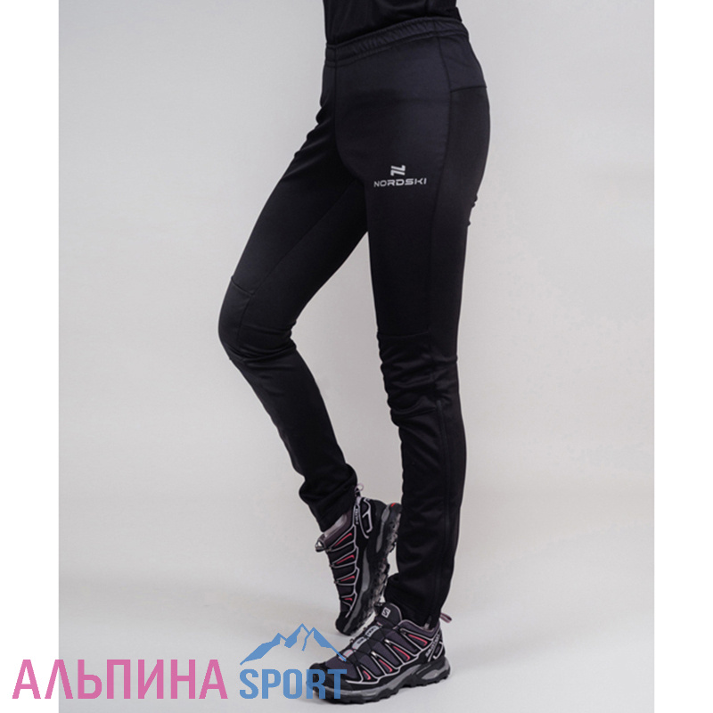 Разминочные брюки NORDSKI Base Black женские