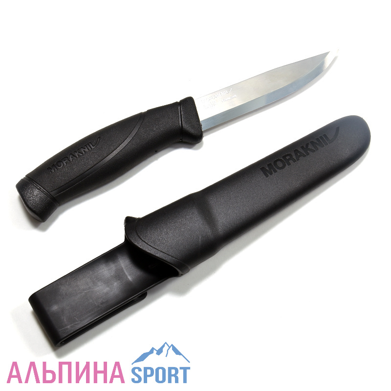 Нож Morakniv Companion Black, нержавеющая сталь