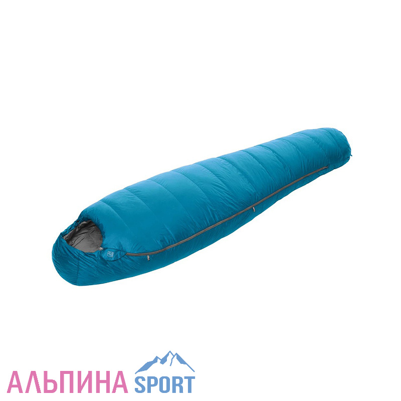 Спальник пуховый BASK HIKING V2 M left св.синий/серый (-1-7-25°C)