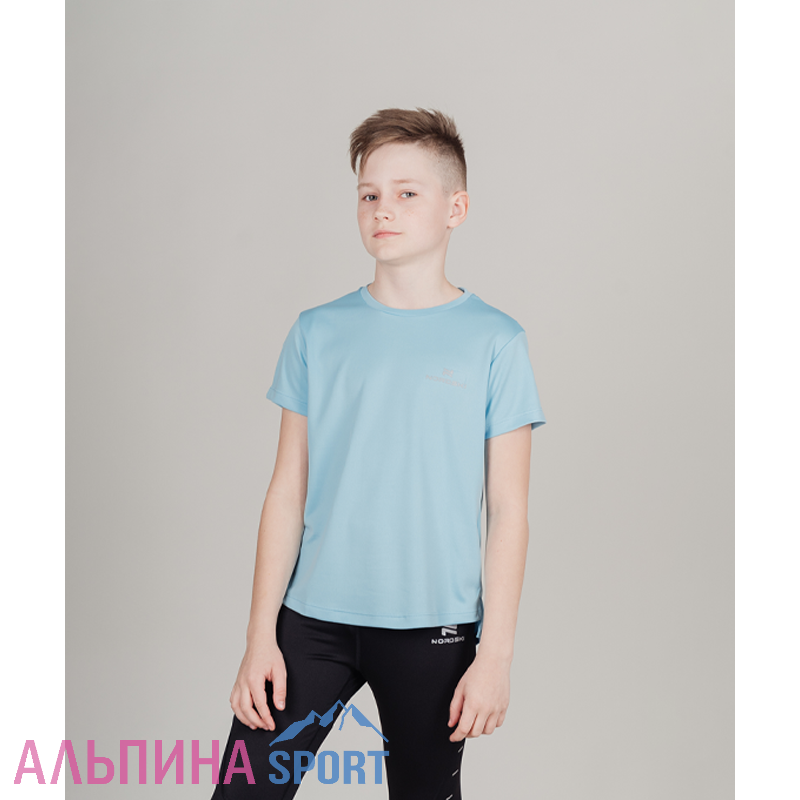 Футболка Nordski Jr. Run Blue Sky