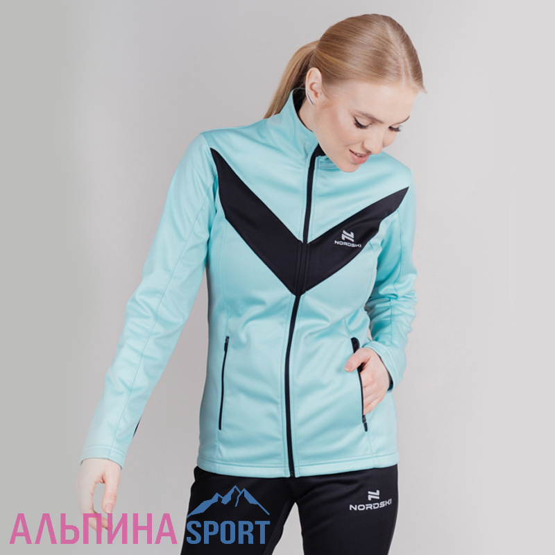 Разминочная куртка NORDSKI BASE Mint/Black женская