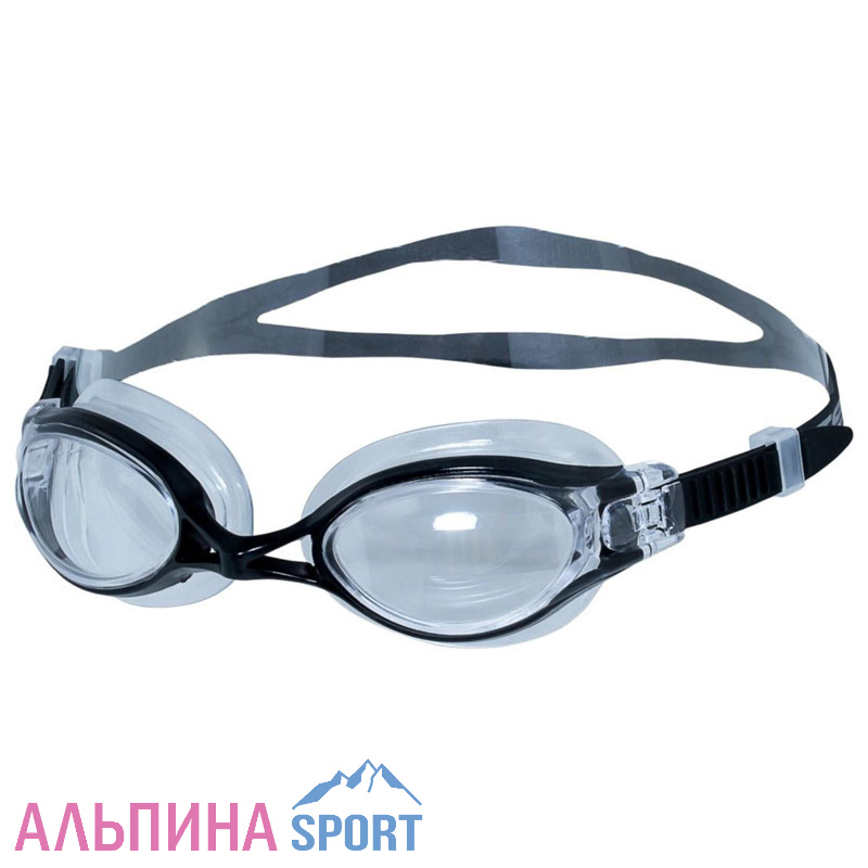 Очки для плавания Atemi, силикон (чёрн), N8301