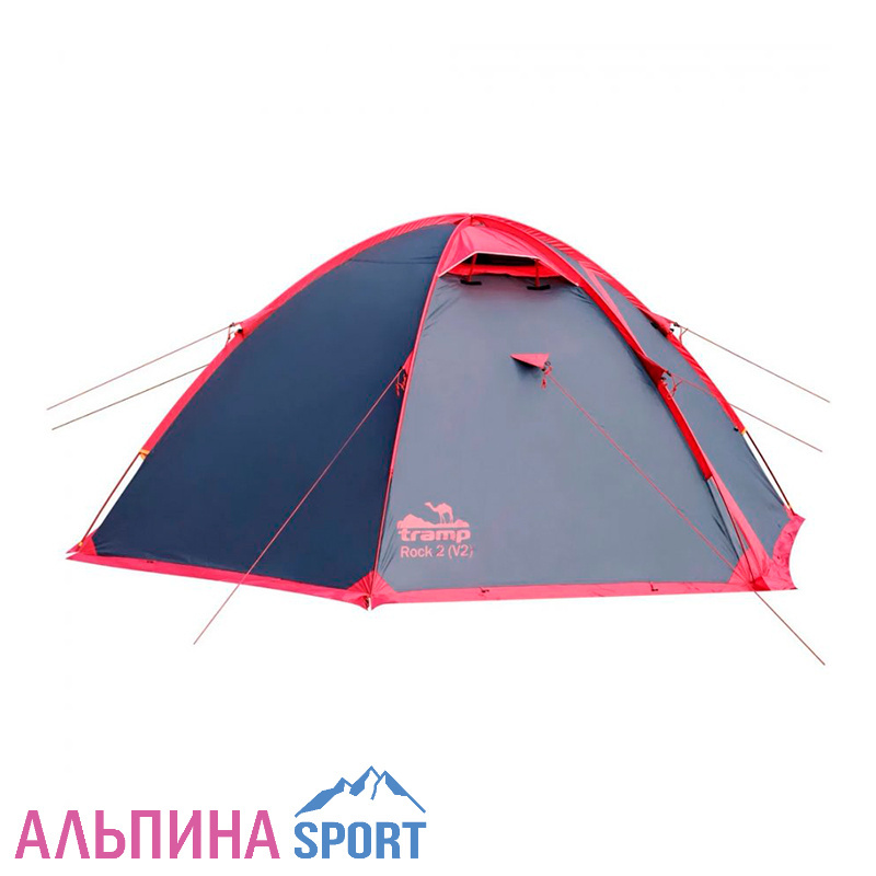 Палатка Tramp Rock 3 V2 серый