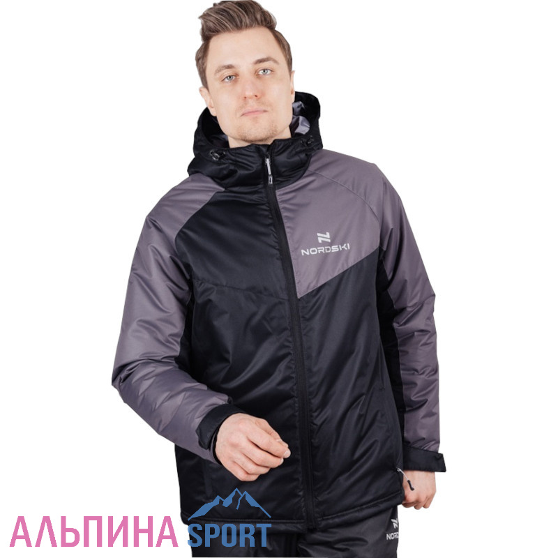 Утепленная куртка Nordski Premium-Sport Grey/Black