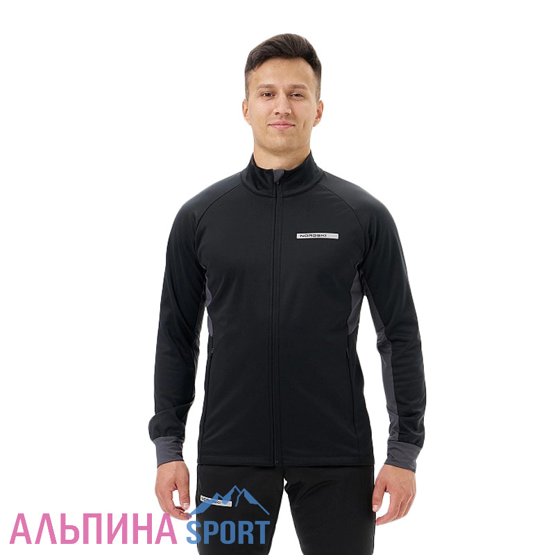 Тренировочная куртка Nordski Core Black/Grey
