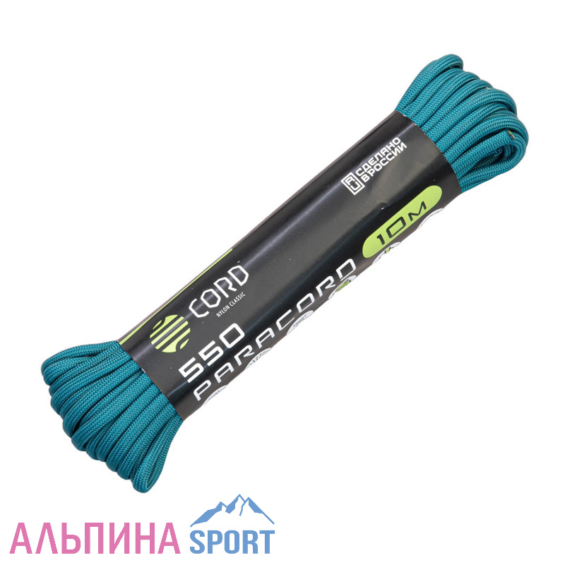 Паракорд 550 CORD nylon 4,0мм (aquamarine)