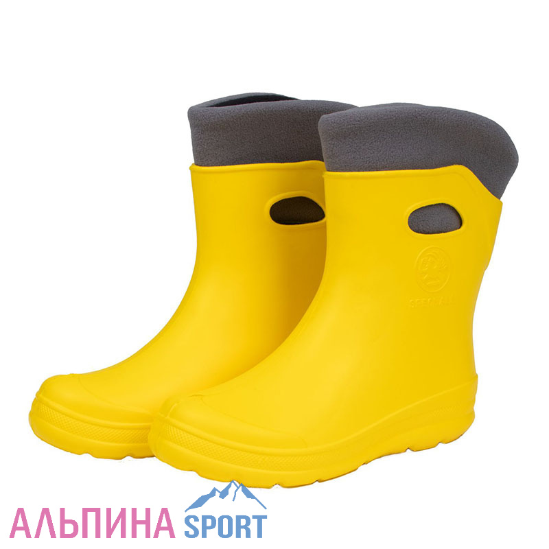 Полусапоги женские "KAURY" РЫСЬ (утеплитель) желтый