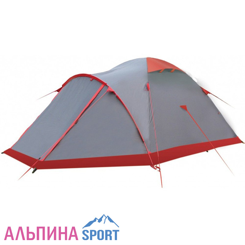 Палатка Tramp Mountain 3 V2 серый