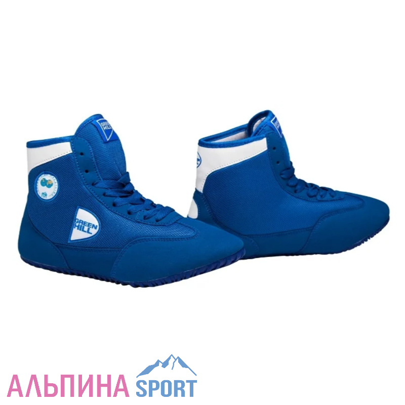 Борцовки Green Hill GWB-3052/GWB-3055 син/бел