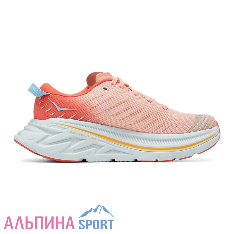 Кроссовки женские HOKA W BONDI X Camellia/Peach Parfait
