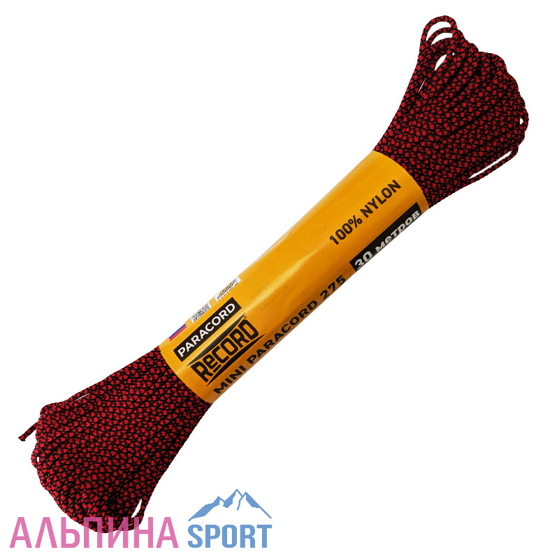 Паракорд 275 ПА d=2,2мм Красная ЗМЕЯ