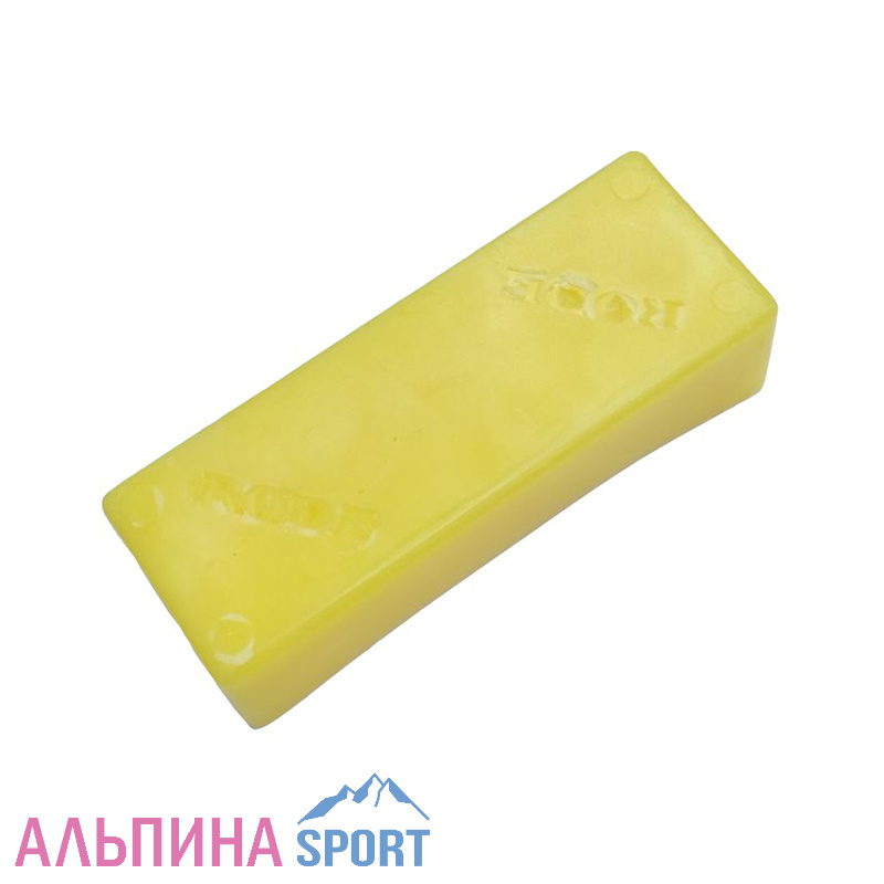 Парафин RODE бесфтористый Racing Glider -1C°+10C° Fluor Free 180g Yellow (без упаковки)