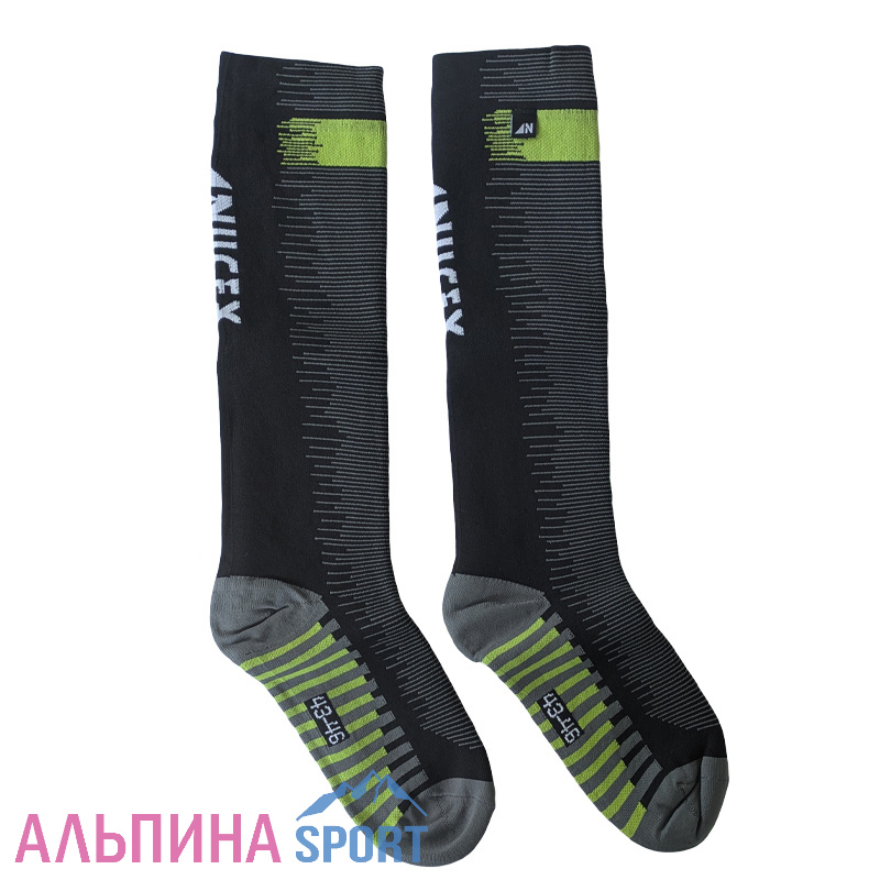 Носки NUCEX высокие HM-03 black_grey
