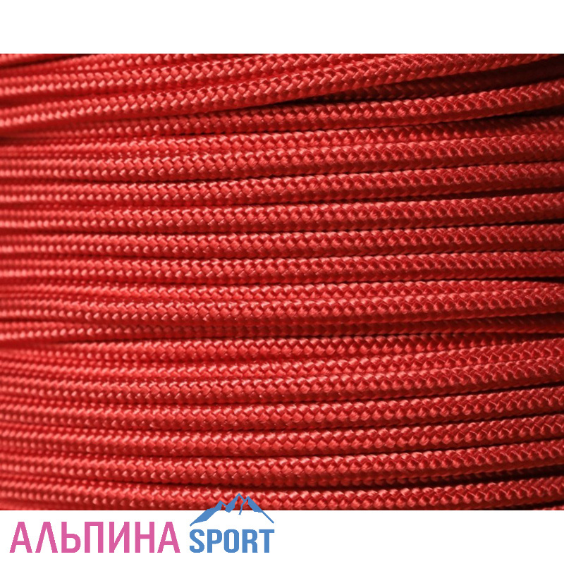 Веревка ПА плетеная 16-ти пр. с ПА серд. d 3мм 200кгс черн