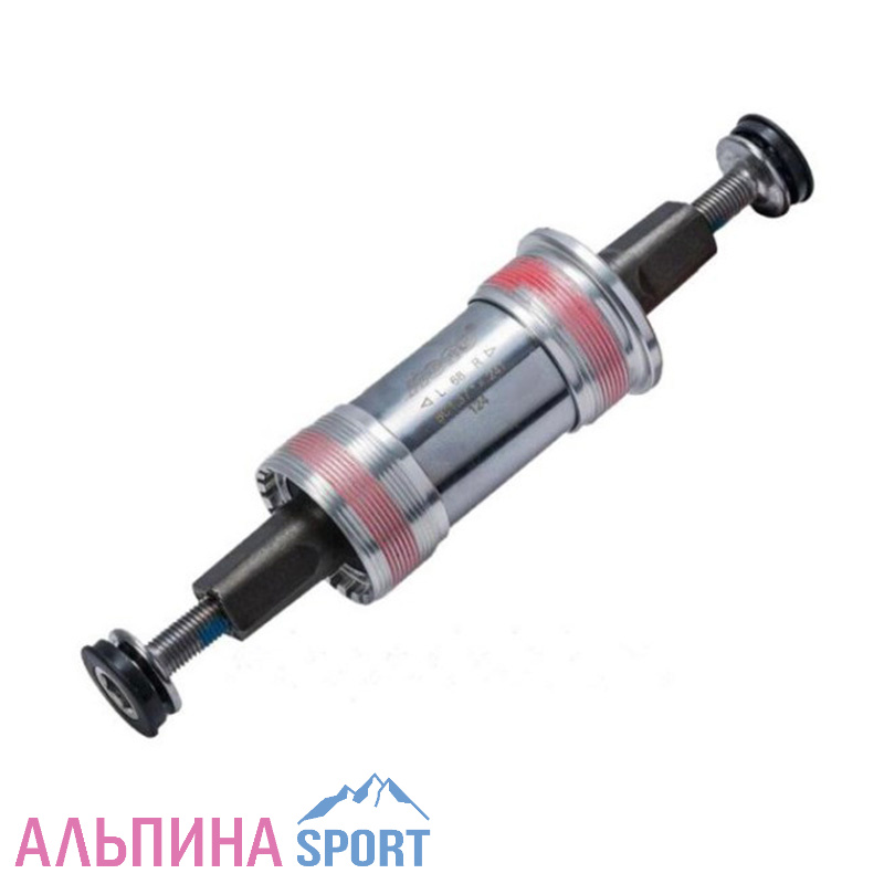 Картридж 124 мм "Neco" алюминиевый с алюминиевыми чашками Cr-Mo ось