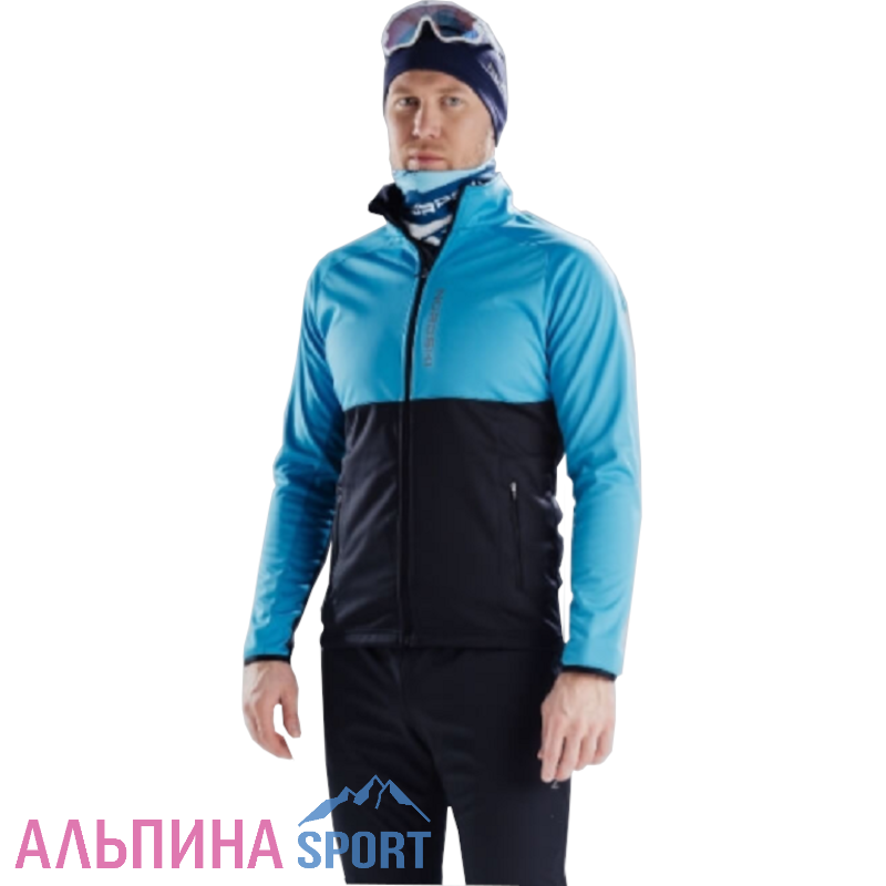 Разминочная куртка Nordski Premium Blue/Black M443700