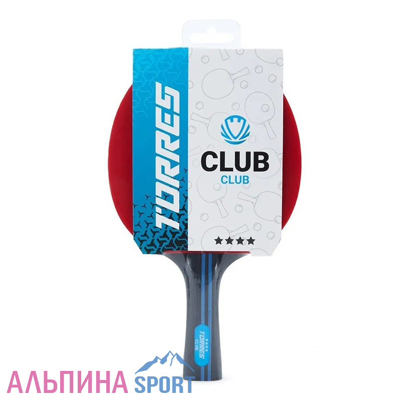 Ракетка для настольного тенниса Torres Club 4* для тренировок