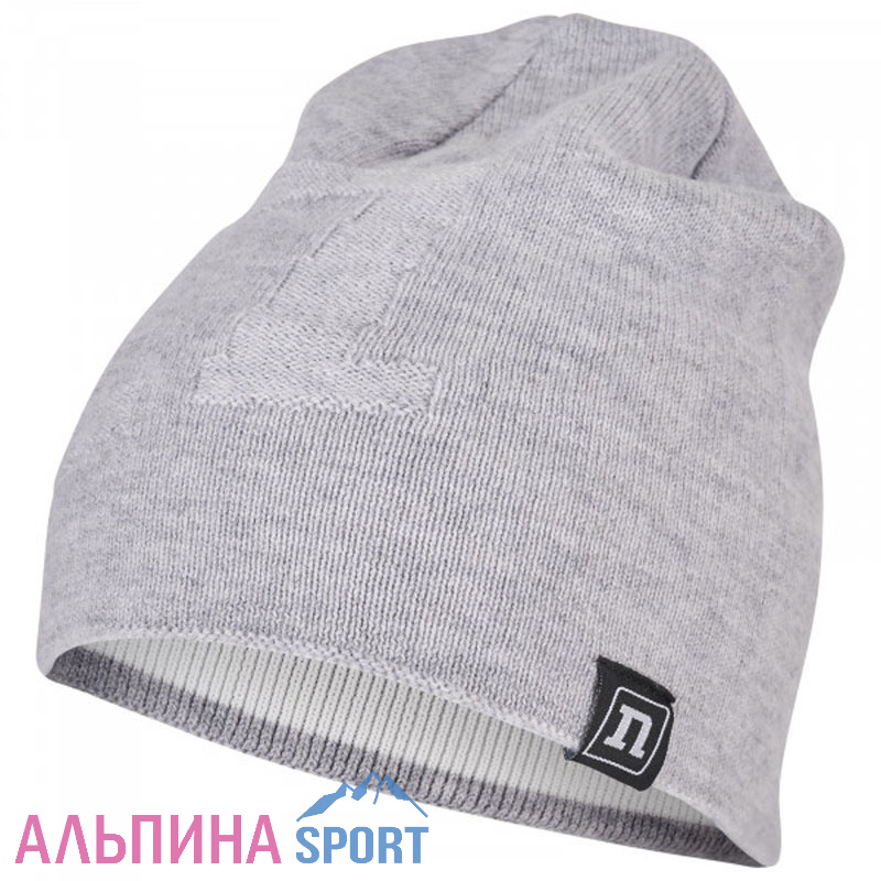 Шапка NONAME KNIT HAT LIGHT GREY