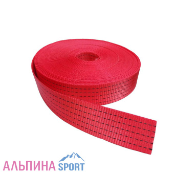 Лента-ЛТПЭ-силовая-5т-50мм-красн