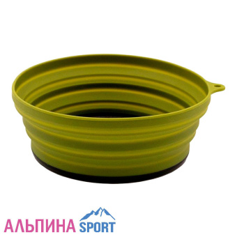 Tramp тарелка силиконовая с пласт. дном 15-15-8,5 оливковый_Site_v02