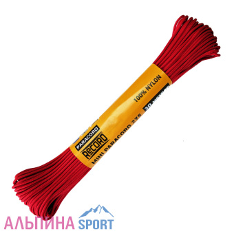 Паракорд 275 ПА d 2,2мм Красный_v01