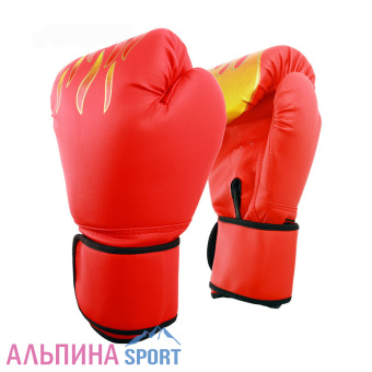 Перчатки боксерские подростковые цвет красный 3867636