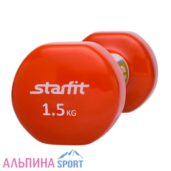 Гантели виниловые Starfit DB-101  2на1-6 кг