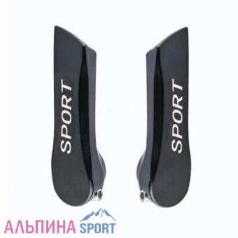 Рога на руль алюминиевые черные