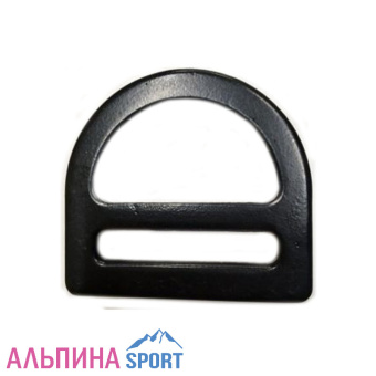 Пряжка Вертикаль Большая коуш стальная черная