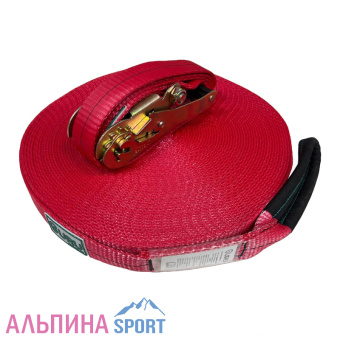 Слеклайн GURU 25 м с петлей и натяжителем_v01