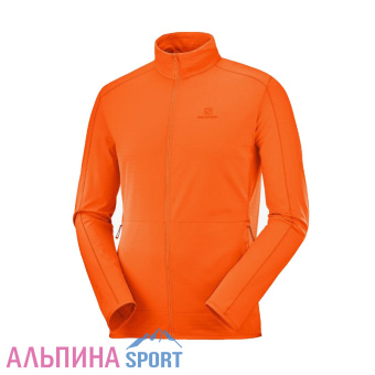 Джемпер-Salomon-OUTRACK-FULL-ZIP-MID-Red-Orang