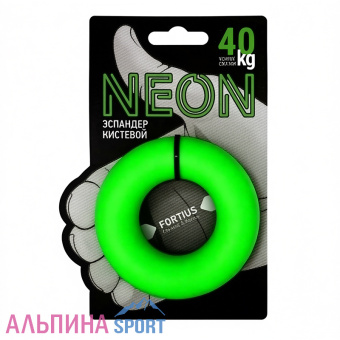 Эспандер кистевой Fortius Neon 40 кг (зеленый)_v02