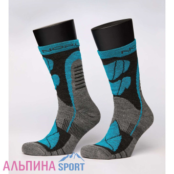Носки-Nordski-Wool-Light-Blue-Black-1