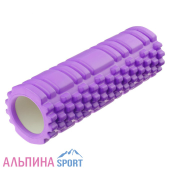 Ролик для йоги и пилатеса 4515см фиолетовый