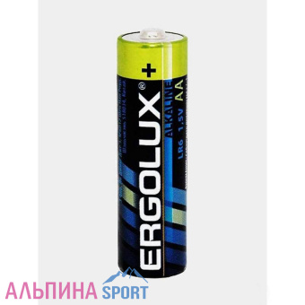 Батарея Ergolux алкалиновая, AA, LR6