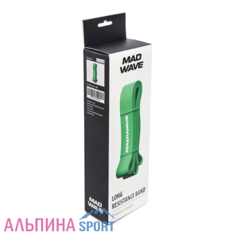 Эспандер Mad Wave Long resistance band 22.7-54.5 kg Green_v04