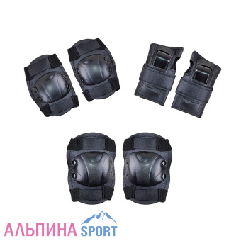 Защита роликовая 104B Black_v01