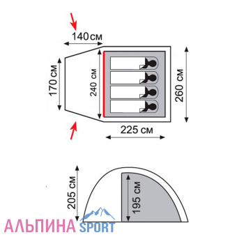 Палатка Tramp Bell 4_v13