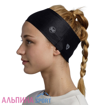 Повязка Buff Thermonet Headband Solid Black_v03