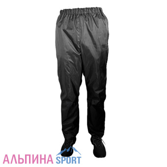 Брюки Альпина-спорт ветровлагозащитные самосбросы черные_v01