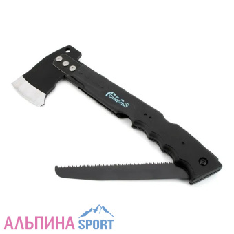 Топор Следопыт 340-120-70 мм 775 гр. с пилой, огнивом и свистком в чехле_v01