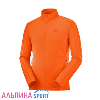 Джемпер-Salomon-OUTRACK-FULL-ZIP-MID-Red-Orang