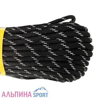 Паракорд З2пр. ПА d 4мм светоотражающий Черный_v02