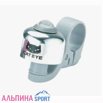 Звонок Cateye, ударный, серебр