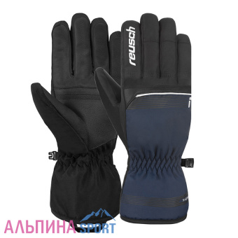Перчатки REUSCH Snow King Black_Dress Blue_v01