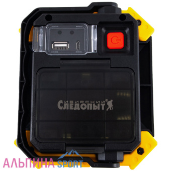 Фонарь кемпинговый СИБИРСКИЙ СЛЕДОПЫТ-BRIGHT, 1 COB, Power Bank, аккум. 2х2200 мAh_60_v04
