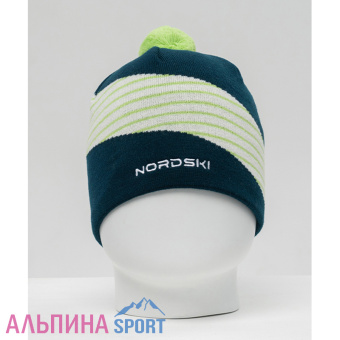 Шапка Nordski Line Lime-1