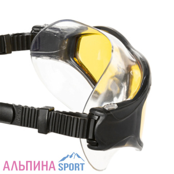 Маска для плавания Mad Wave Flame mask Yellow_v03