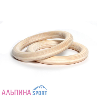 Кольца гимнастические деревянные